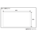 Rasonic 樂信 RIC-S211E 65厘米 嵌入/座檯式雙頭電磁爐 (微晶防滑玻璃 + 過熱斷電)